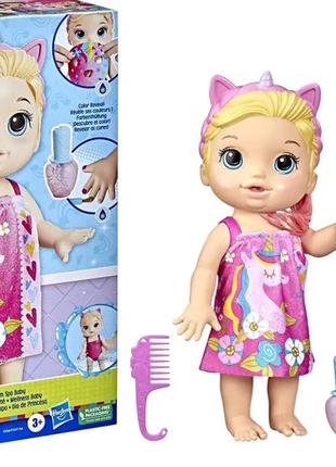 Гламурна лялька для дівчаток Hasbro Baby Alive Glam Spa Бебі Е...