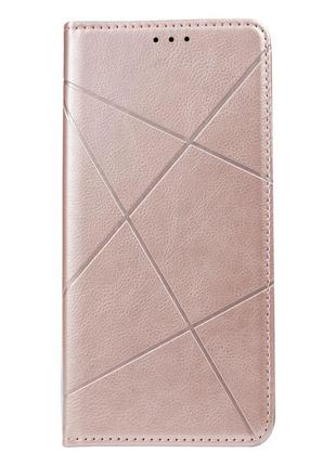 Чехол-книжка Business Leather для Oppo A16 Цвет Розовый