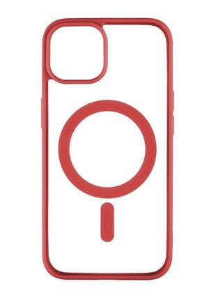 Чехол для iPhone 14 Color MagSafe Цвет 01 Red