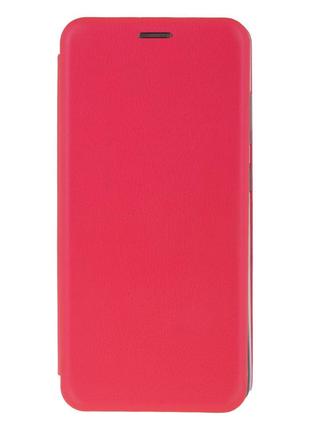 Чехол-книжка кожа для Samsung A72 (A725) Цвет Малиновый