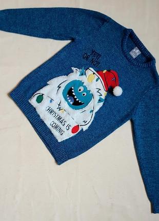 Свитшот george англия свитер новогодний рождественский  на 11-...