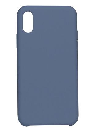 Чохол Soft Case для iPhone X/Xs Колір 28, Lavender grey