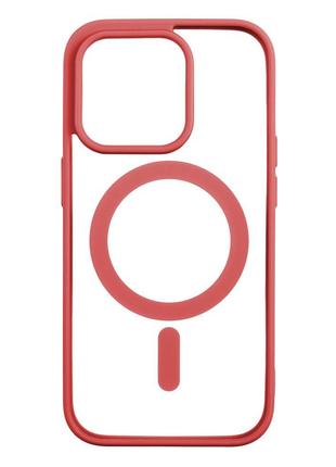 Чехол для iPhone 14 Pro Color MagSafe Цвет 01 Red