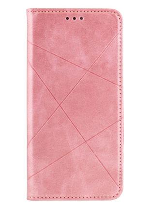 Чехол-книжка Business Leather для Xiaomi Redmi Note 10 Цвет Ро...