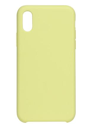 Чехол Soft Case для iPhone X/Xs Цвет 04, Yellow