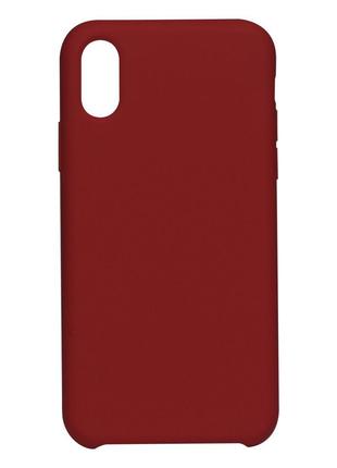 Чехол Soft Case для iPhone X/Xs Цвет 31, China red