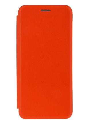 Чехол-книжка кожа для Xiaomi Poco F3 Цвет Красный