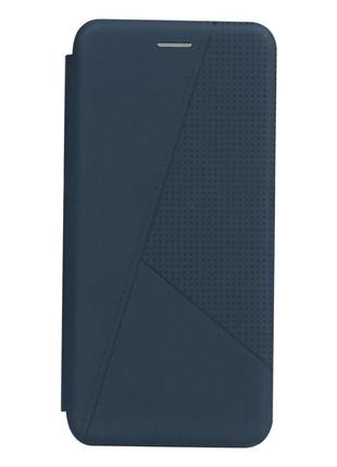 Чехол-книжка кожа Twist для Samsung Galaxy A03s Цвет 2, Dark Blue
