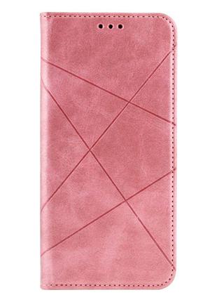 Чехол-книжка Business Leather для Samsung Galaxy A03s Цвет Роз...