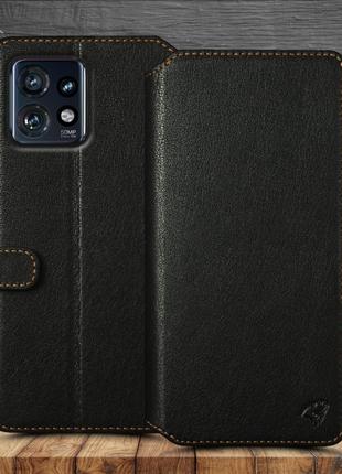 Чехол книжка Stenk Premium Wallet для Motorola Edge 40 Pro Чёрный