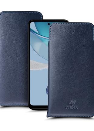 Футляр Stenk Elegance для Motorola Moto G (2023) Синий