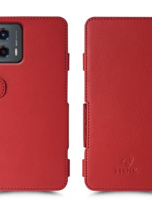 Чехол книжка Stenk Prime для Motorola Moto G (2023) Красный