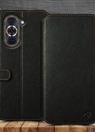 Чехол книжка Stenk Premium Wallet для HuaWei Nova 10 Чёрный
