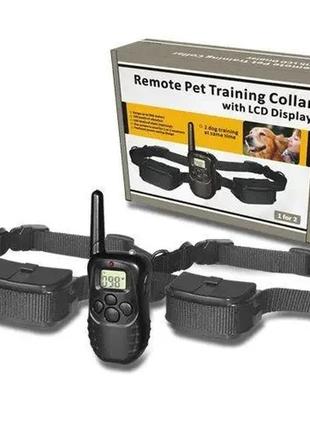 Ошейник для контроля собак remote pet dog training collar with...