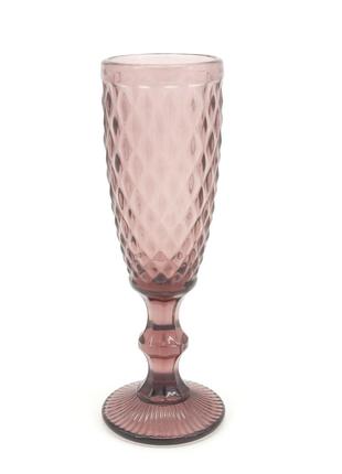 Набор бокалов для шампанского A-PLUS 150 мл 6 шт Purple Red