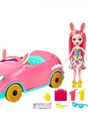 Игровой набор Энчантималс Машинка с куклой Бри Кроли Enchantim...