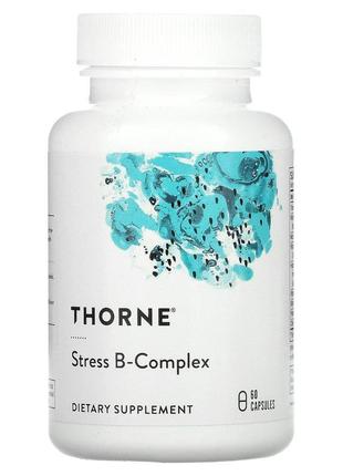 Витамины и минералы Thorne Stress B-Complex, 60 вегакапсул