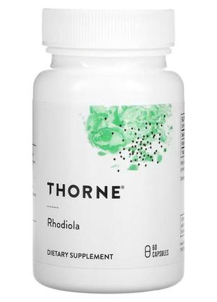 Натуральна добавка Thorne Rhodiola, 60 капсул