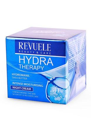 Крем для лица Revuele 50 мл. Hydra Therapy ночной увлажняющий