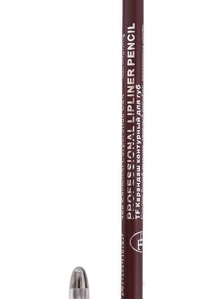 Олівець для губ Triumph №10 бордовий з точилкою дерев'яний auburn