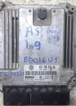 Блок управления двигателем Шкода Октавия А5, Skoda Octavia A5 ...