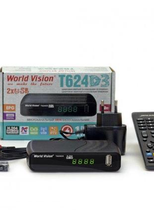 Ресивер тюнер World Vision T624D3 DVB-T2 — є гуртова продажа