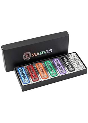 Подарочная коробка зубных паст Marvis 7 Flavours Box 7x25мл (C...
