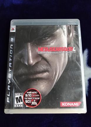 Metal Gear Solid 4 (присутня пара подряпинок) для PS3