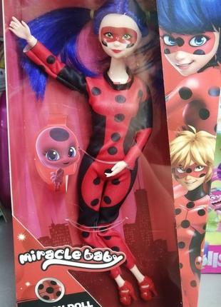 Лялька Miraculous  Леді Баг і Cуппер Кот шарнірна Ladybug 29см
