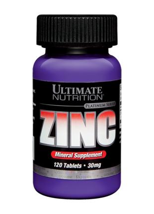 Витамины и минералы Ultimate Nutrition Zinc, 120 таблеток