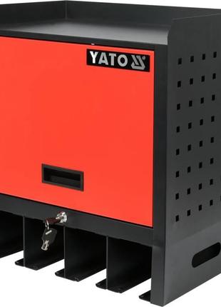 Шкаф для электроинструмента YATO 480x 430x 280 мм, 4 гнезда, 2...