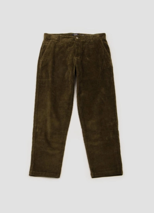 Вельветовые брюки pull & bear eur42 mex32 коричнево-зеленый