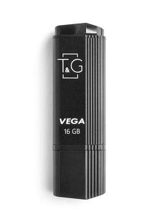 Флешка ЮСБ T&G; Vega 121 USB Flash Drive 2.0 16 Гб Black