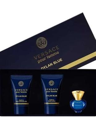 Набор Versace Dylan Blue (духи 5 мл. + лосьон для тела, 25 мл ...