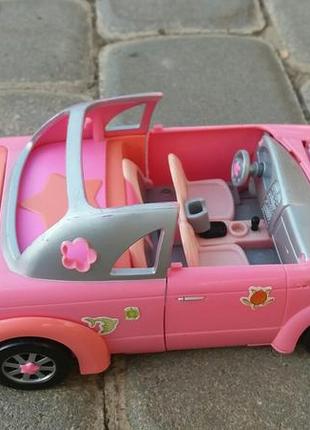 Машина кабріолет для ляльки поллікет келі барбі розсувна модель