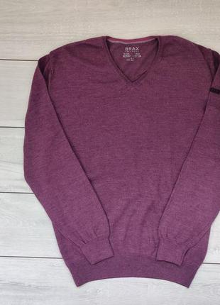 Свитер пуловер из шерсти мериноса экстра класса оригинал