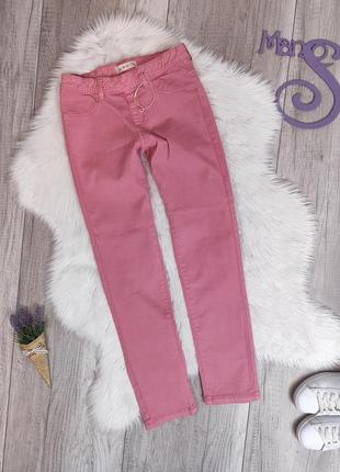 Детские джинсы для девочки unit girl цвет пудра размер 134
