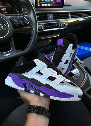 Кросівки adidas niteball  white violet m