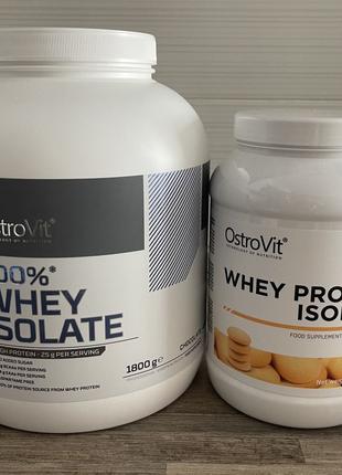 Сыроваточный протеин изолят Ostrovit 100% Whey Protein Isolat ...