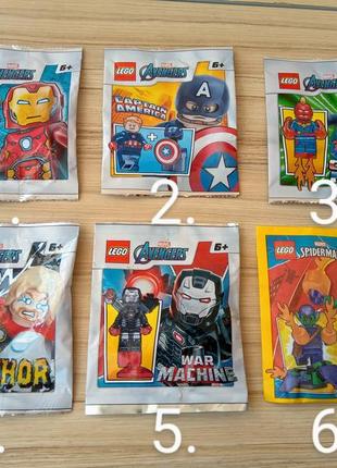 Фигурки lego super heroes marvel