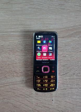 Мобільний телефон Nokia 6700 чорно рожевий Б/У