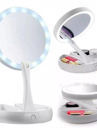 Зеркало для макияжа с led-подсветкой