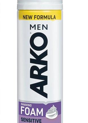 Піна для гоління Arko Піна для гоління Arko Sensitive 200 мл
