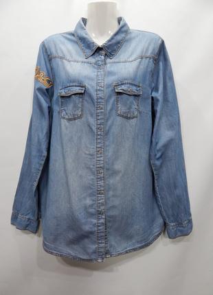 Рубашка фирменная женская джинс сток Vintage H&M; UKR 52-54 р....