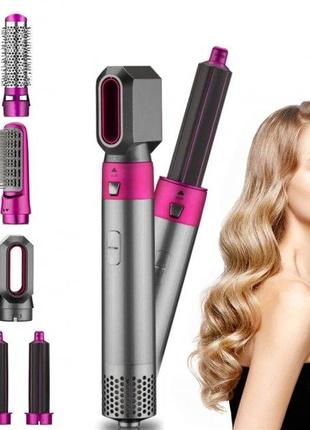 Мультистайлер 5 в 1 Hot Air Styler фен браш стайлер для завивк...