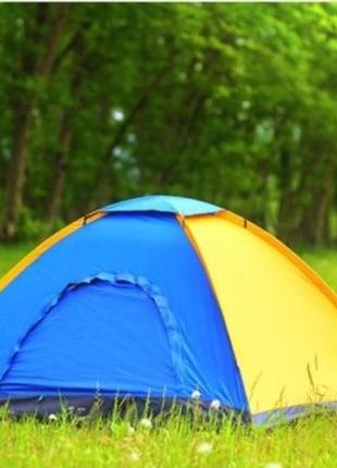 Палатка туристическая 6-х местная 2х2.4х1.5м кемпинговая для р...