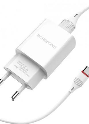 Сетевое зарядное устройство Borofone BA20A Sharp Single port +...