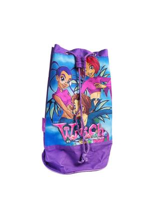 Сумка-рюкзак детская для обуви Б/У фиолетовая Disney