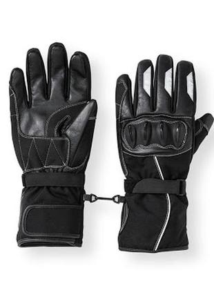 Мотоциклетні рукавички crivit®, з натуральної шкіри, 9,10