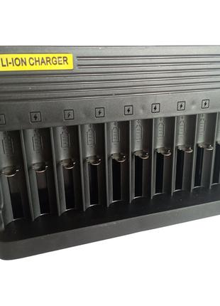 Зарядное устройство на 10 отсеков Charger Li-ion MS-10810A Ori...